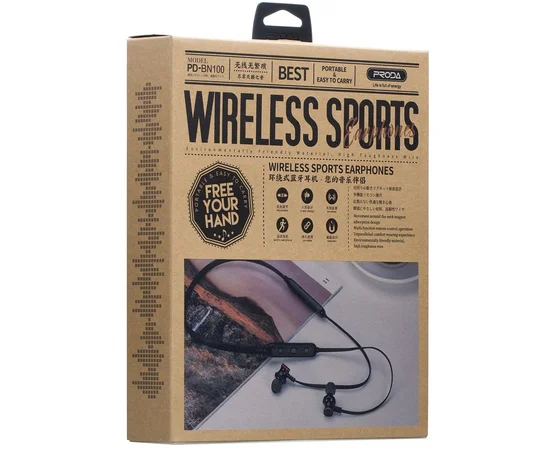 Bluetooth Stereo гарнитура Proda PD-BN100 Черный