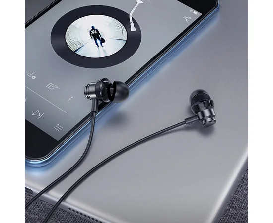 Наушники Borofone BM62 Prosperity universal Obsidian Black