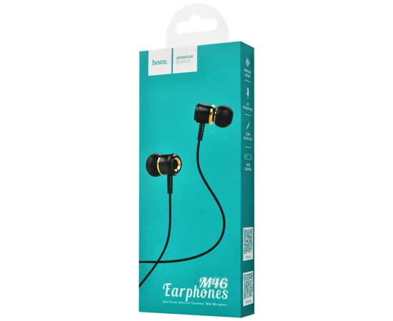 Стерео Наушники Hoco M46 Jewel Sound Золотой