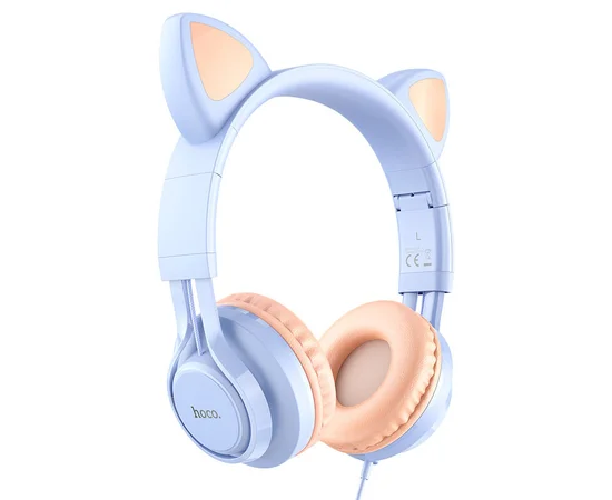 Навушники Hoco W36 Cat ear Dream Blue