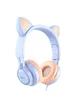 Навушники Hoco W36 Cat ear Dream Blue