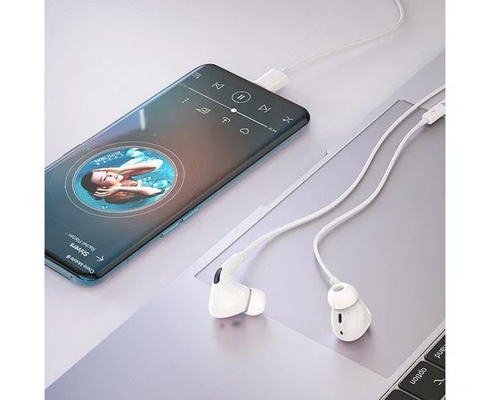 Стерео наушники Hoco M1 Pro Type-C Белый
