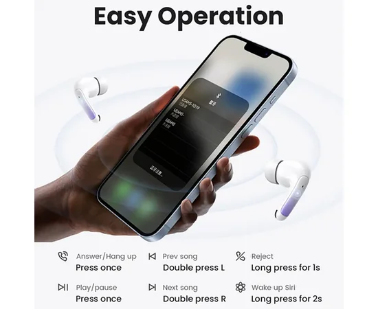 Бездротові навушники TWS Usams-XD19 X-don Series BT 5.3 Gradient Purple