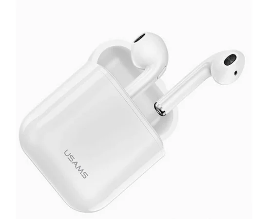 Беспроводные Bluetooth наушники USAMS US-LU001 с микрофоном Белый