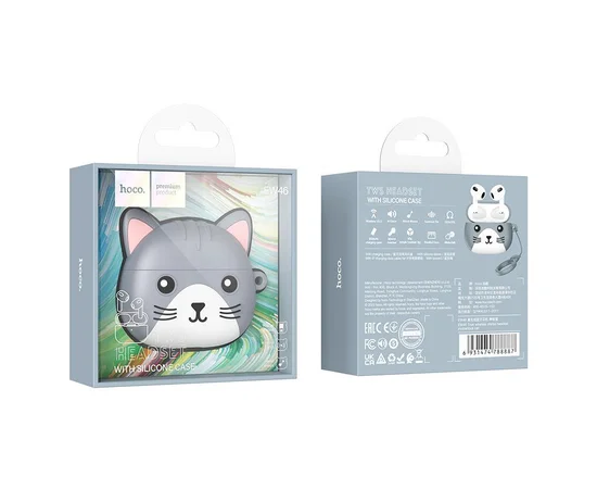 Bluetooth навушники Hoco EW46 TWS Mysterious Cat