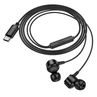 Наушники Borofone BM94 Sonar universal (Type-C/1.2m) Black