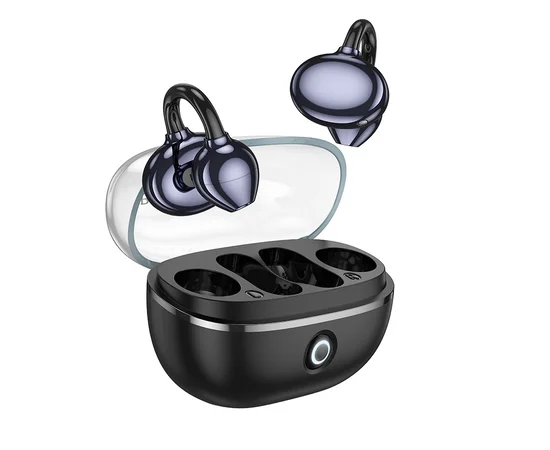 Беспроводные TWS наушники BOROFONE FQ5 Spirit clip-on Black