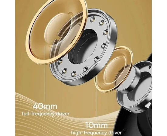 Накладные беспроводные наушники Baseus Bowie H1 Pro Noise-Cancellation (A00050601) Cluster Black