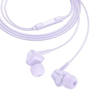 Стерео Навушники Hoco M113 Landy universal (3.5mm/1.2m) Purple