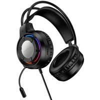 Накладные наушники Borofone BO112 Wave 3.5mm+USB Black