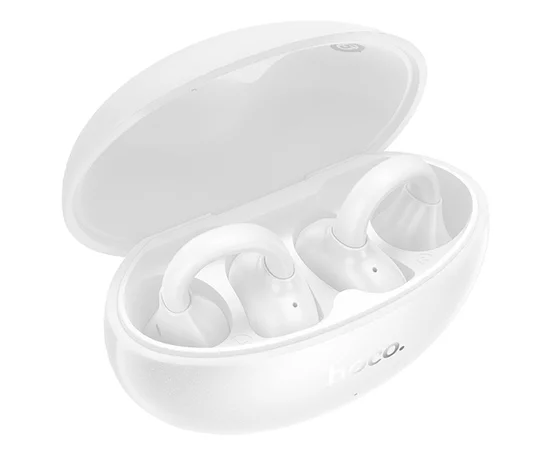 Беспроводные TWS наушники Hoco EA8 Warm clip-on (App) White