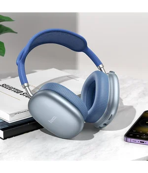 Накладні бездротові навушники Hoco W55 Pleasing Sky Blue