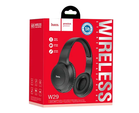 Bluetooth наушники Hoco W29 Черный