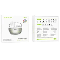 Бездротові TWS навушники BOROFONE BW15 White