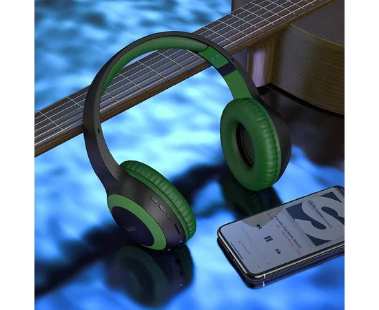 Bluetooth наушники Hoco W29 Зеленый