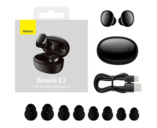 Bluetooth наушники Baseus Bowie E2 TWS (NGTW09) Black