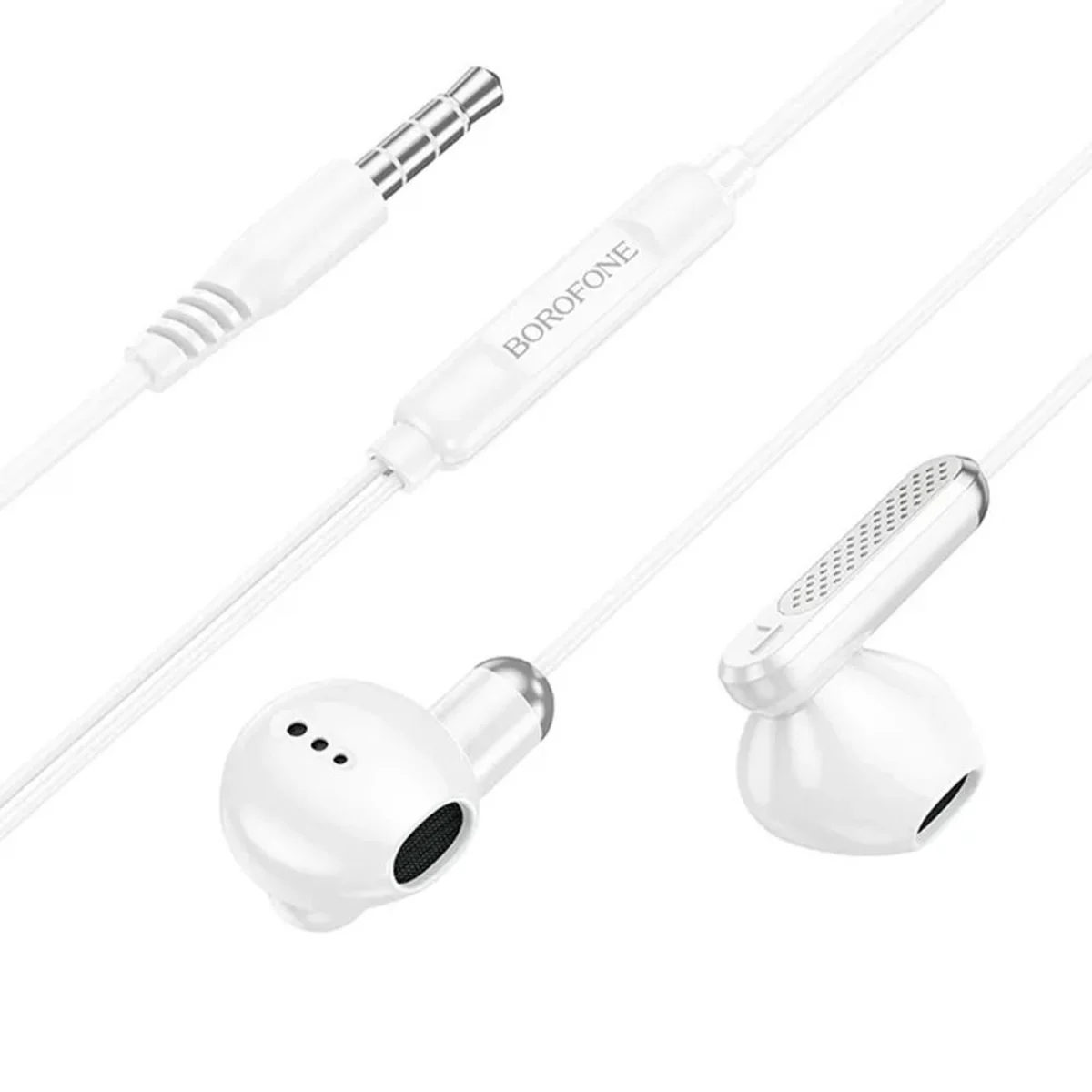 Наушники Borofone BM89 Surpass universal (3.5mm/1.2m) White