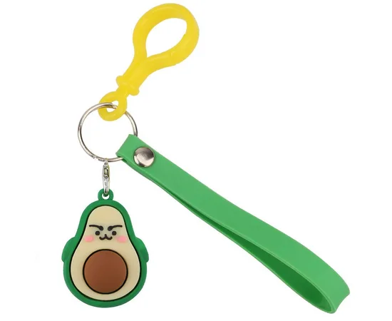 Силиконовый футляр Cute Charm для наушников AirPods2 Avocado Grown-up / Зеленый