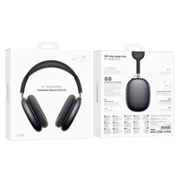 Накладные беспроводные наушники BOROFONE BO35 Plus Adorable ANC Deep space gray