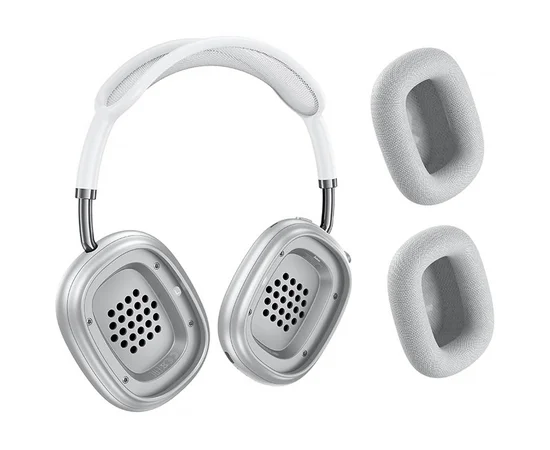 Накладные беспроводные наушники Hoco W65 Plus Happy ANC Silver