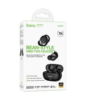 Бездротові TWS навушники Hoco EW207 Sound Black