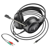 Накладные наушники Hoco W106 Tiger (3.5mm+3.5mm/1.8m) Black