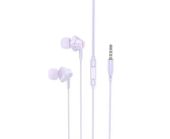 Стерео Наушники Hoco M113 Landy universal (3.5mm/1.2m) Purple