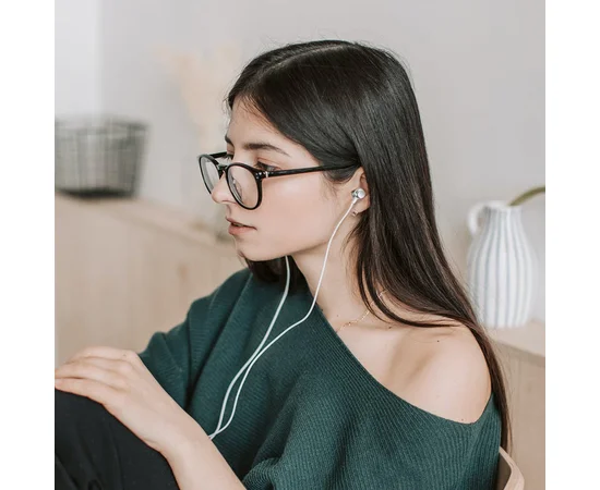 Наушники Borofone BM62 Prosperity universal Moonlight silver