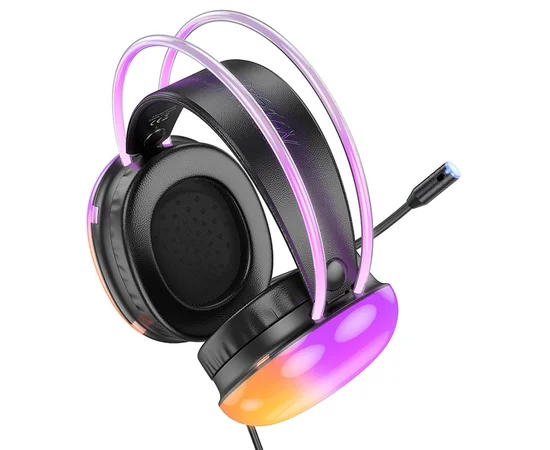 Накладные наушники Hoco W109 Rich gaming Black