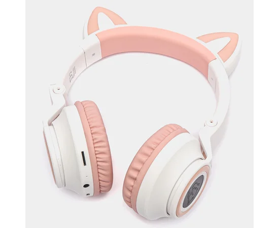 Bluetooth наушники BOROFONE BO18 Cat ear Белый