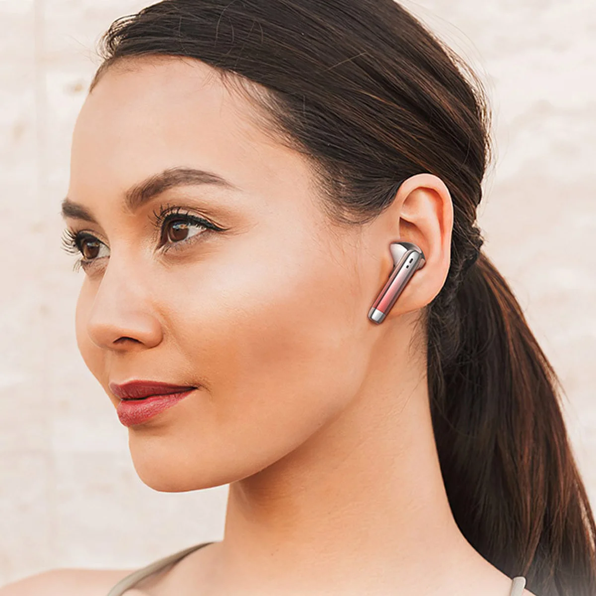 Беспроводные TWS наушники Hoco EW62 Glitter Red glaze