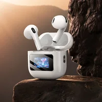 Бездротові навушники TWS Hoco EW73 Randy with Touch Screen White