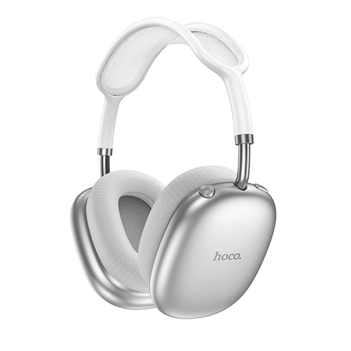 Накладные беспроводные наушники Hoco W55 Plus Happiness ANC noise reduction Silver