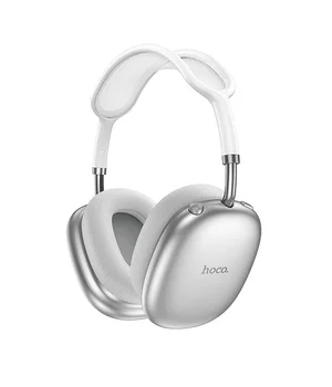 Накладні бездротові навушники Hoco W55 Plus Happiness ANC noise reduction Silver