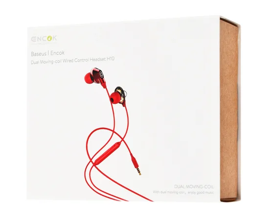 Стерео Наушники Baseus Encok H10 Красный