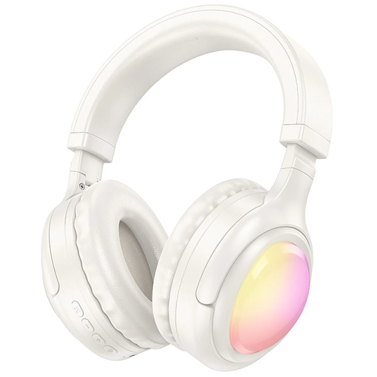 Накладные беспроводные наушники Hoco W48 Focus Milky White