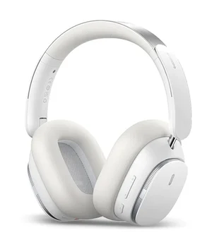 Накладні бездротові навушники Baseus Bowie H1 Pro Noise-Cancellation (A00050601) Moon White