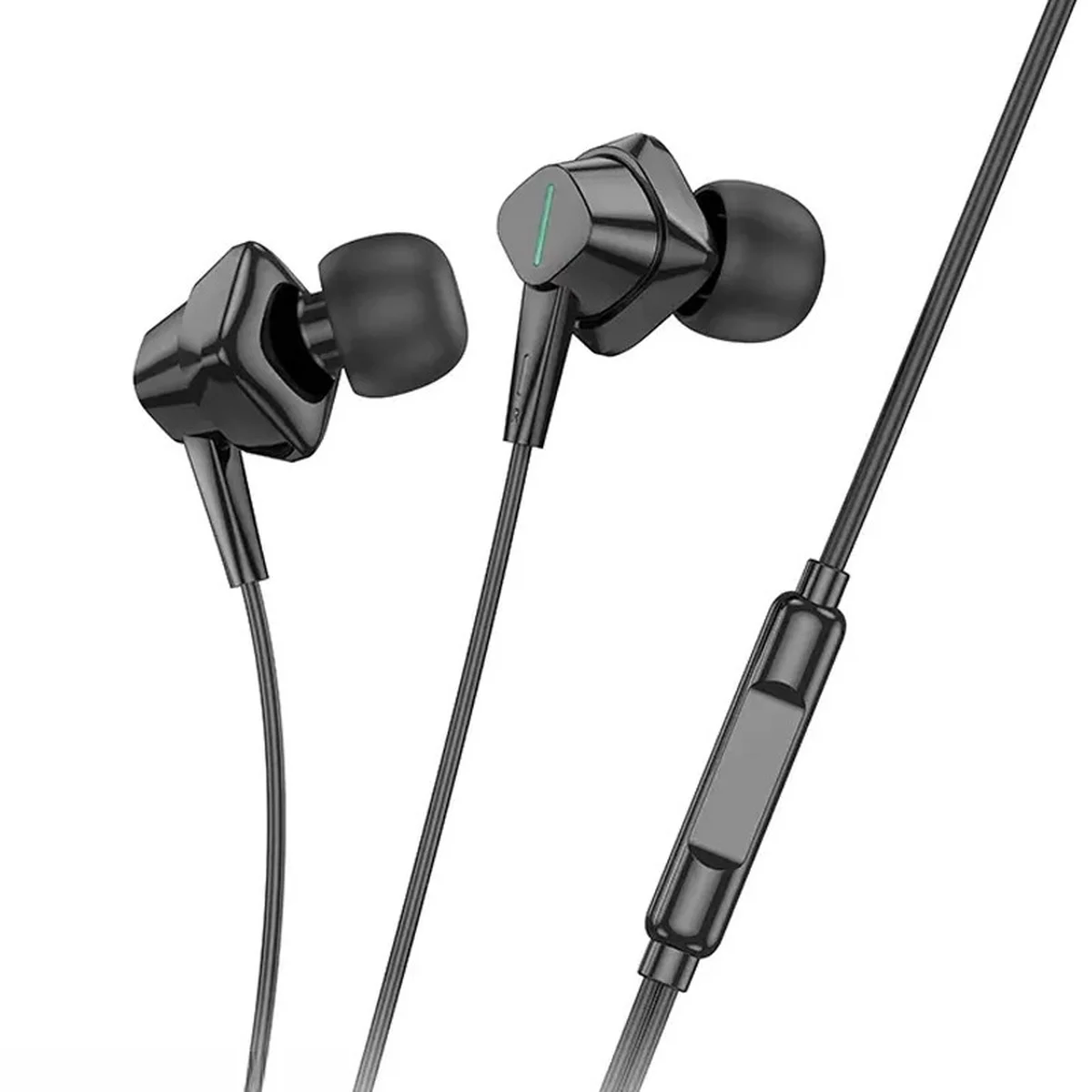 Стерео Навушники Hoco M113 Landy Universal (Type-C/1.2m) Black