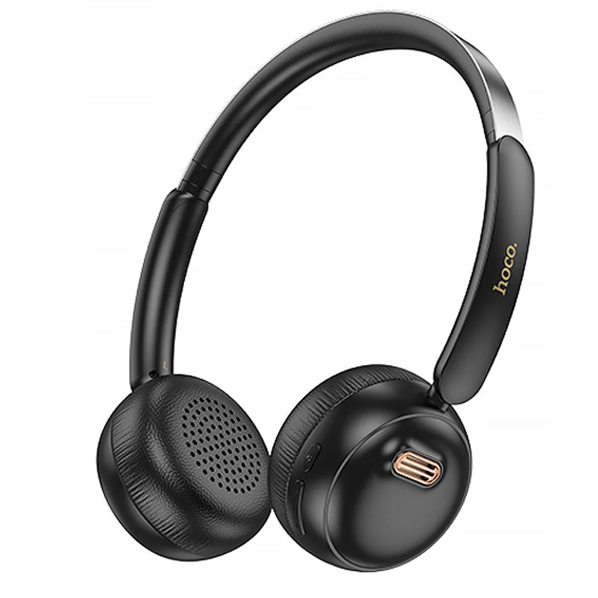 Накладные беспроводные наушники Hoco W62 Verso retro Black