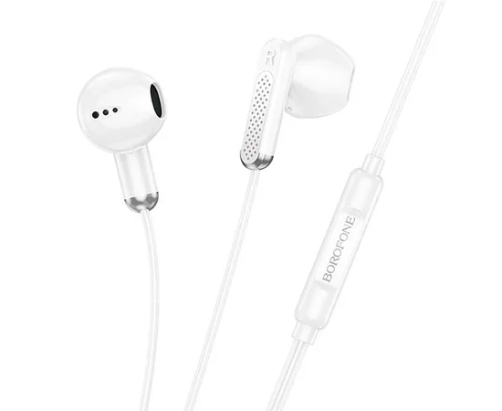 Наушники Borofone BM89 Surpass universal (3.5mm/1.2m) White