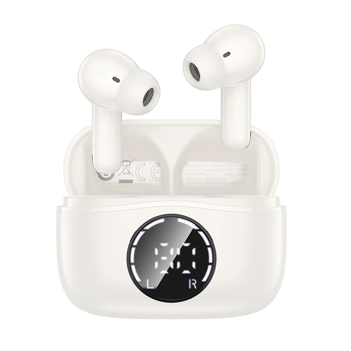 Беспроводные TWS наушники Hoco EQ22 Singer ANC+ENC Cloudy white