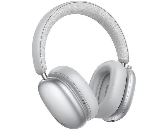 Накладные беспроводные наушники Hoco W63 Triunfo ANC Silver