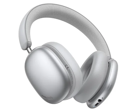 Накладные беспроводные наушники Hoco W63 Triunfo ANC Silver