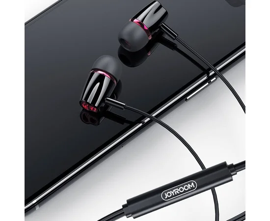 Проводные наушники Joyroom JR-EL114 с микрофоном Черный