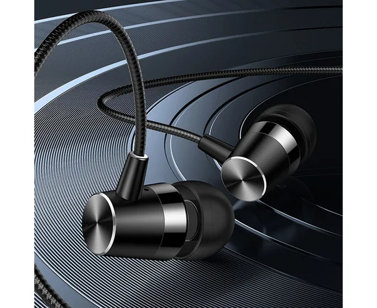 Наушники Usams EP-42 с микрофоном (3.5mm/1.2m) Черный