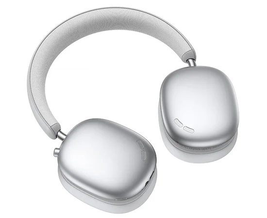 Накладные беспроводные наушники Hoco W63 Triunfo ANC Silver