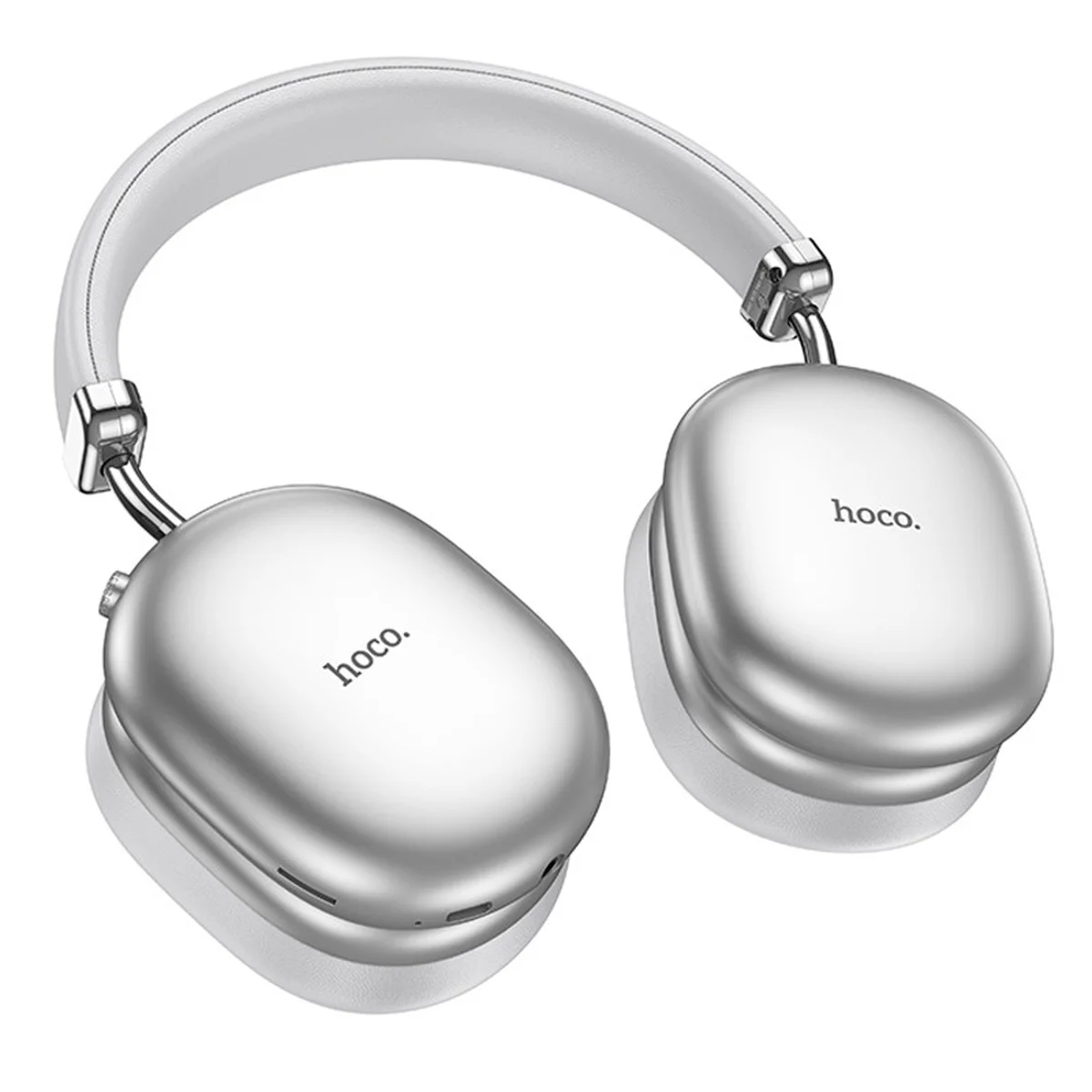 Накладные беспроводные наушники Hoco W35 Max Auspicious ANC Silver