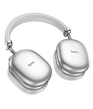 Накладні бездротові навушники Hoco W35 Max Auspicious ANC Silver