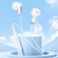 Наушники Borofone BM89 Surpass universal (3.5mm/1.2m) White
