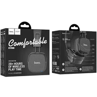 Накладные беспроводные наушники Hoco W56 Earl Black